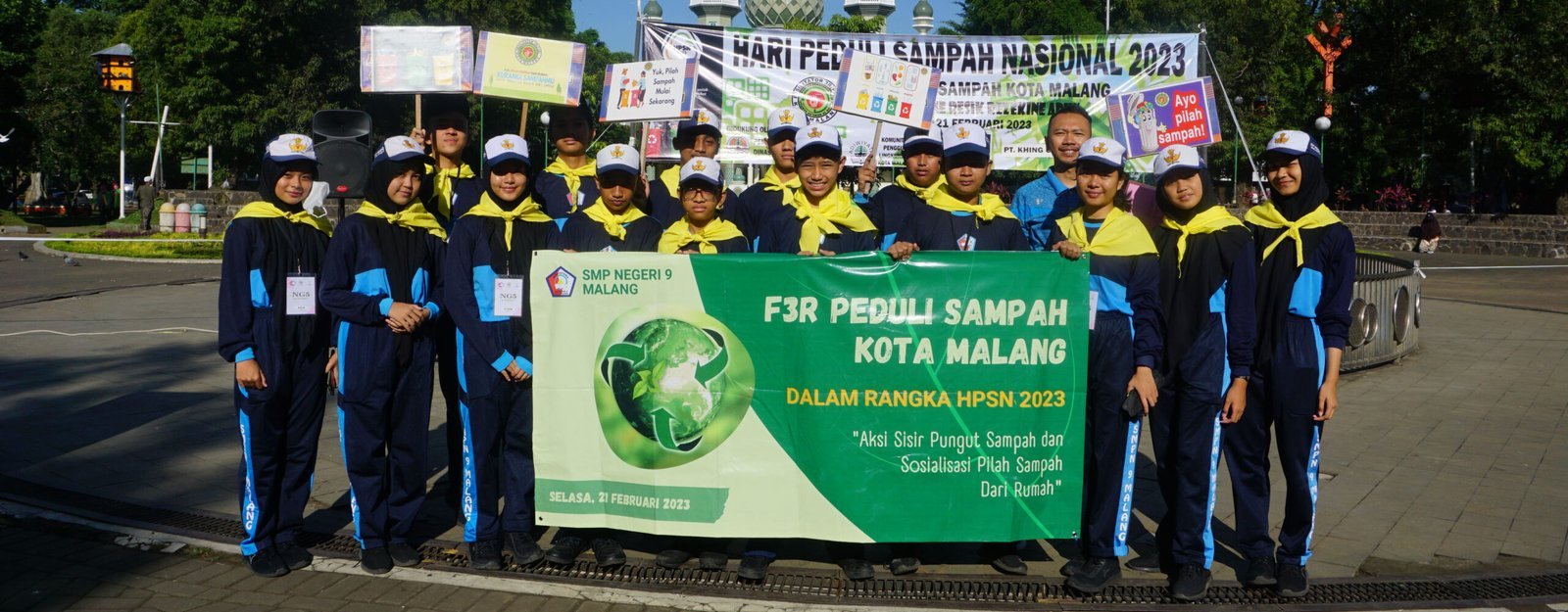 Aksi Pungut Sampah Se-Kota Malang Dalam Rangka HPSN 2023