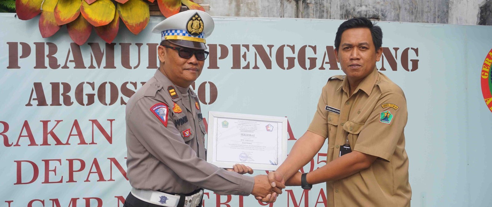 Sosialisasi Keselamatan Berkendara Oleh Satlantas Polres Malang Kota